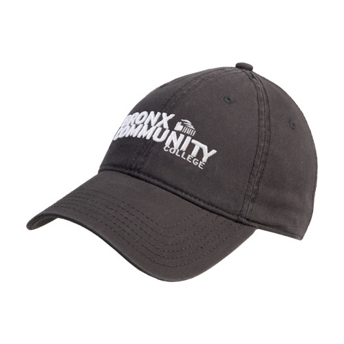 Charcoal Unstructured Adjustable Low Profile Hat-Official Logo