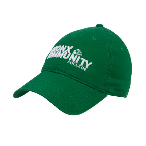Kelly Green Unstructured Adjustable Low Profile Hat-Official Logo