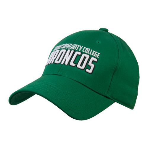 Kelly Green Structured Adjustable Pro Style Hat-Bronx Community College Bronocs