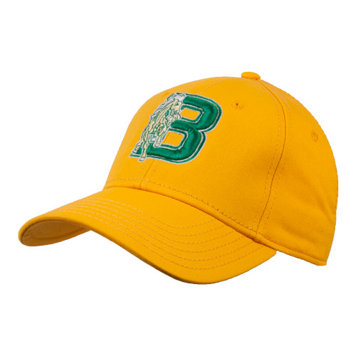 Gold Structured Adjustable Pro Style Hat-Bronoc