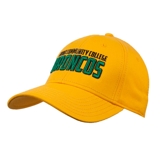 Gold Structured Adjustable Pro Style Hat-Bronx Community College Bronocs