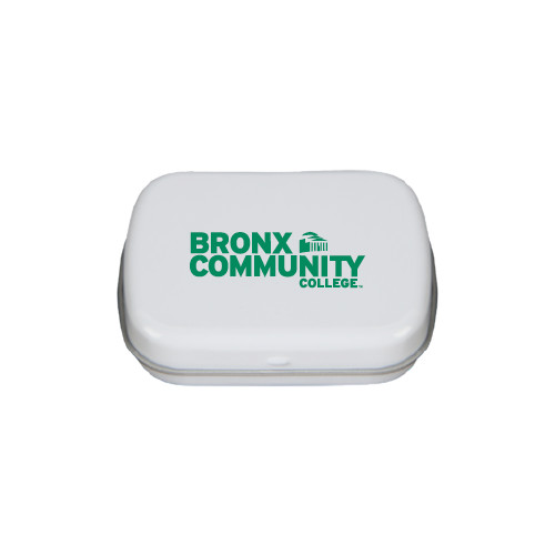 White Rectangular Peppermint Tin-Official Logo