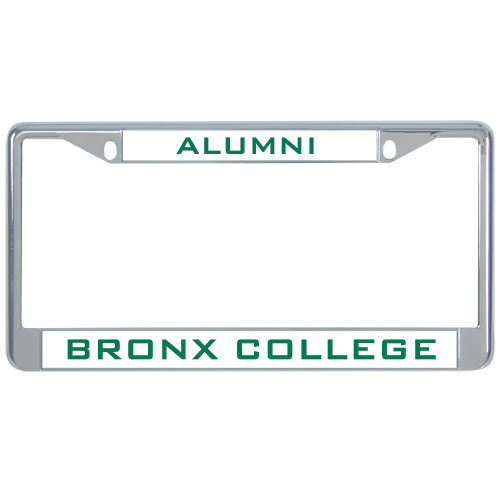 Alumni Metal License Plate Frame in Chrome-Alumni