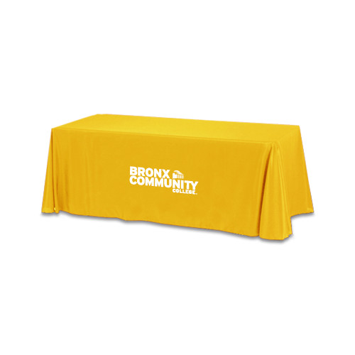 Gold 6 foot Table Throw-Official Logo
