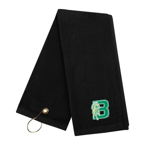 Black Golf Towel-Bronoc