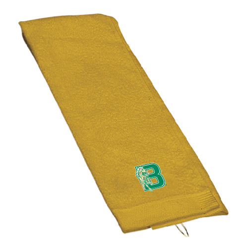 Gold Golf Towel-Bronoc