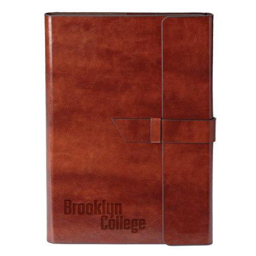 Fabrizio Brown Portfolio w/Loop Closure-Brooklyn College Engraved