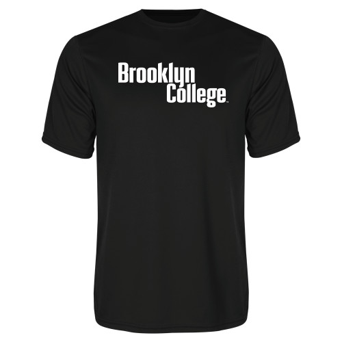 Black Performance Tee-Brooklyn College