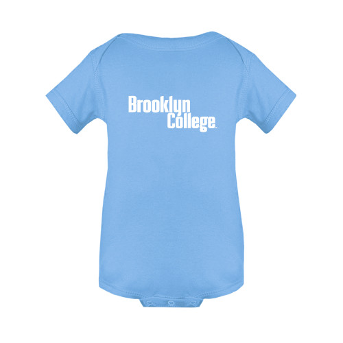 Light Blue Infant Onesie-Brooklyn College