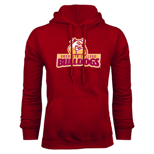 Cardinal Fleece Hoodie-Brooklyn College Athletic Mark