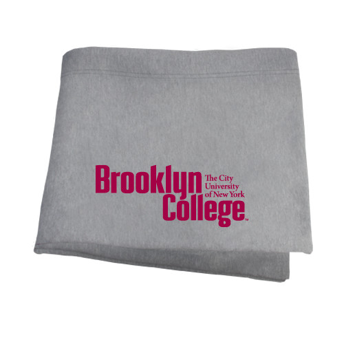 Grey Sweatshirt Blanket-Official Logo