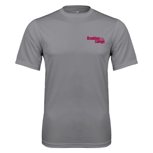 Grey Concrete Performance Tee-Official Logo