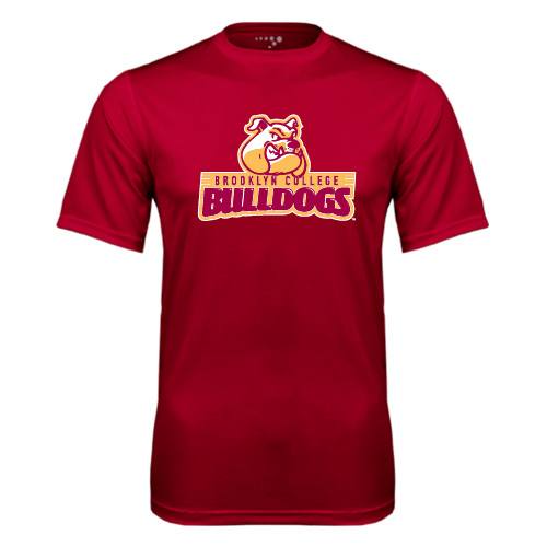 Cardinal Performance Tee-Brooklyn College Athletic Mark