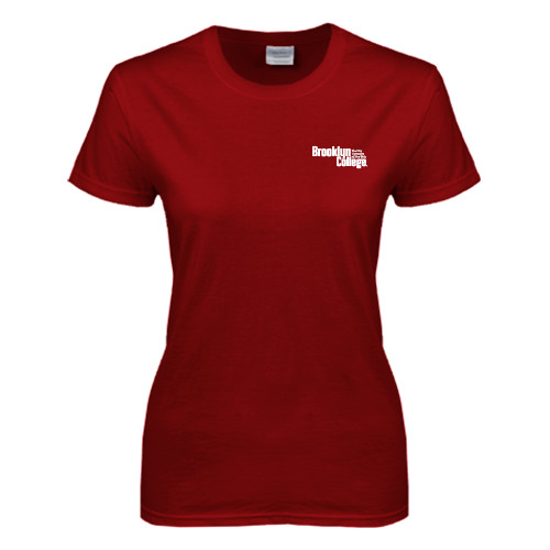 Next Level Womens Cardinal Short Sleeve Tee-Official Logo