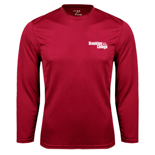 Cardinal Performance Long Sleeve Shirt-Official Logo