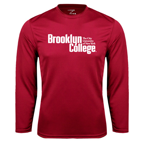 Cardinal Performance Long Sleeve Shirt-Official Logo