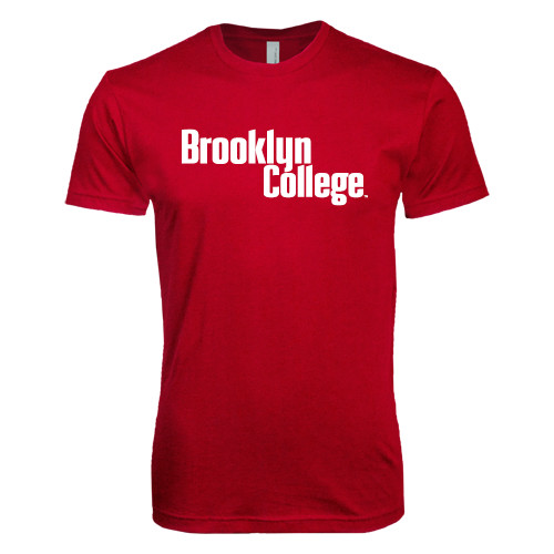 Next Level Cardinal SoftStyle T Shirt-Brooklyn College
