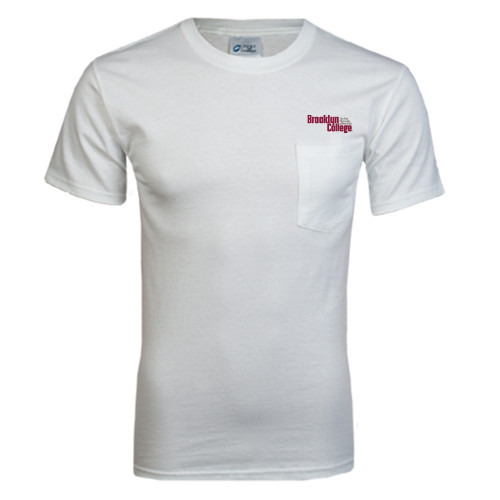 White T-Shirt w/Pocket-Official Logo