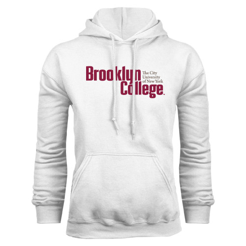 White Fleece Hoodie-Official Logo