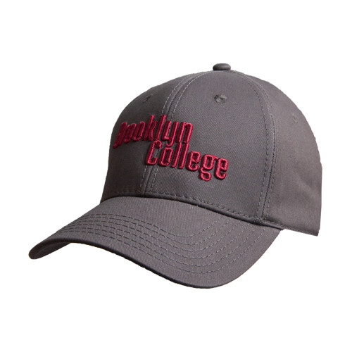 Charcoal Structured Adjustable Pro Style Hat-Brooklyn College