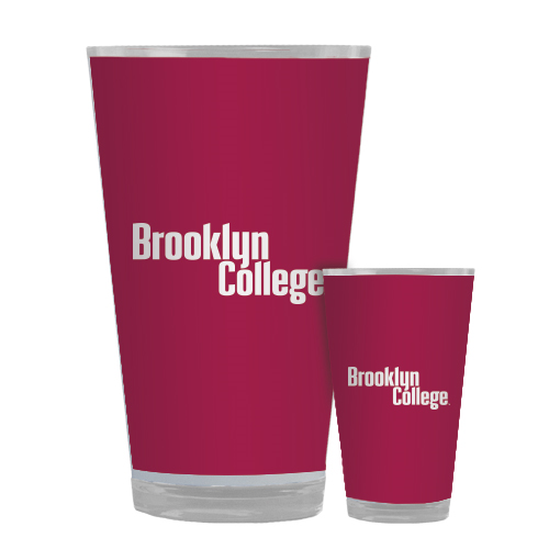 Full Color Glass 17oz-Brooklyn College
