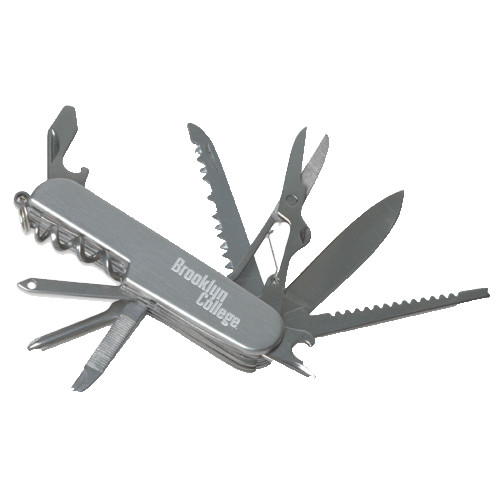 8 Function Pocket Knife-Brooklyn College Engraved