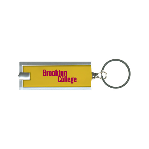 Turbo Gold Flashlight Key Holder-Brooklyn College