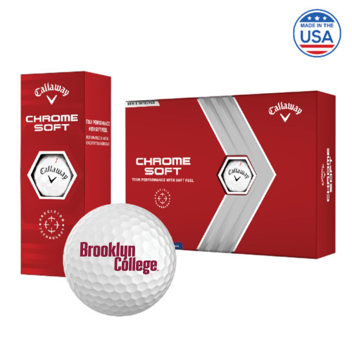 Callaway Chrome Soft Golf Balls 12/pkg-Brooklyn College