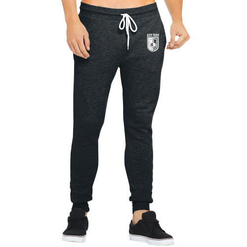Bella Canvas Charcoal Heather Joggers-City Tech Shield