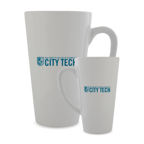 Full Color Latte Mug 17oz-City Tech Logo