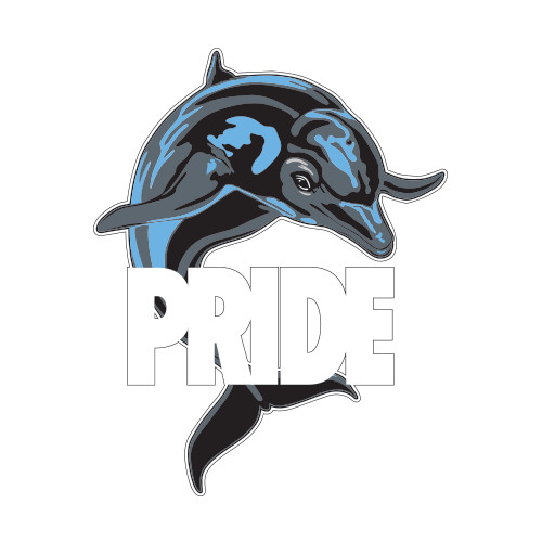 Small Decal-Dolphin Pride