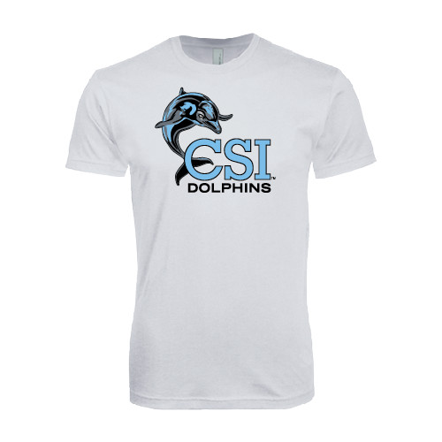 Next Level White SoftStyle T Shirt-Official Logo