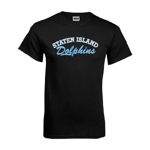 Black T Shirt-Staten Island Dolphins