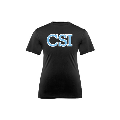 Youth Performance Black Tee-CSI