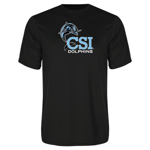 Black Performance Tee-Official Logo