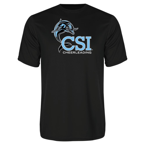 Black Performance Tee-Cheerleading