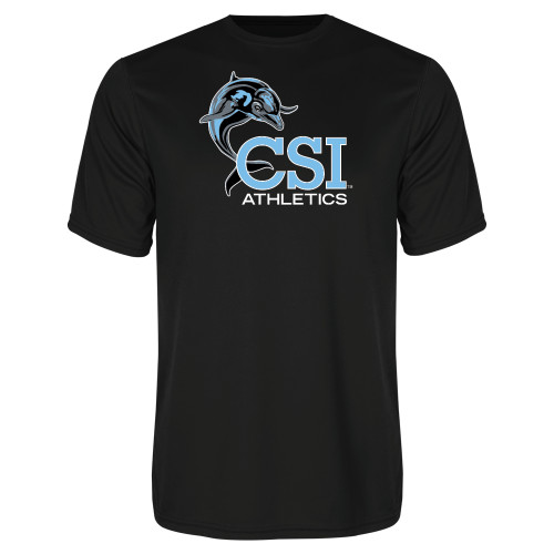 Black Performance Tee-Athletics