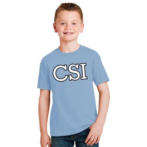 Youth Light Blue T Shirt-CSI