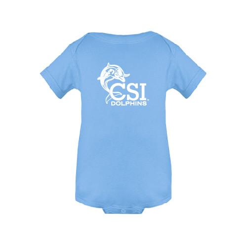 Light Blue Infant Onesie-Official Logo