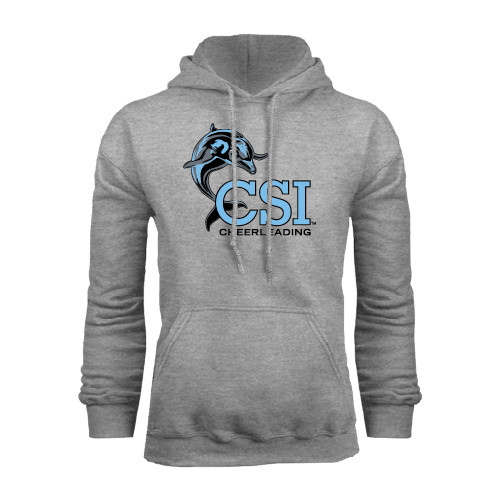 Grey Fleece Hoodie-Cheerleading
