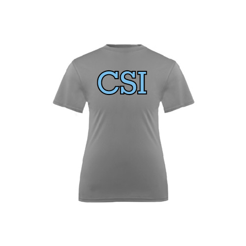 Youth Performance Grey Concrete Tee-CSI