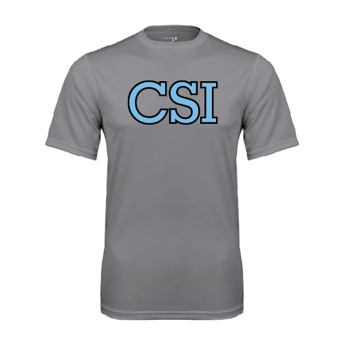Grey Concrete Performance Tee-CSI
