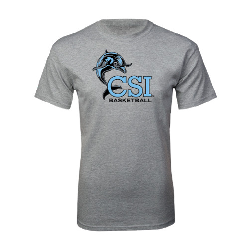 Grey T Shirt-Basketball