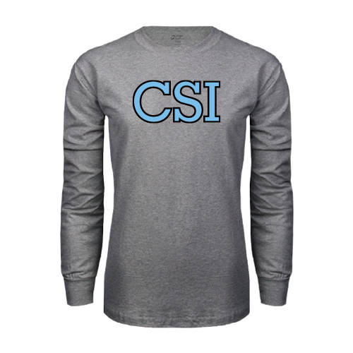 Grey Long Sleeve T Shirt-CSI