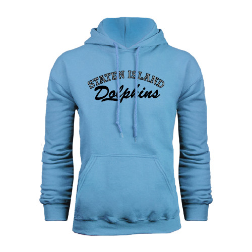 Light Blue Fleece Hoodie-Staten Island Dolphins