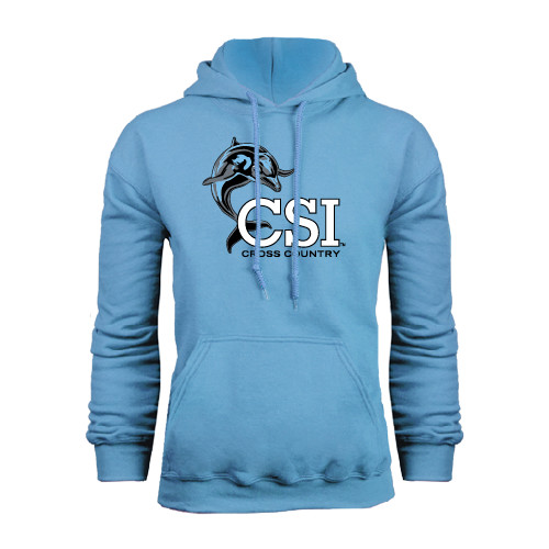 Light Blue Fleece Hoodie-Cross Country