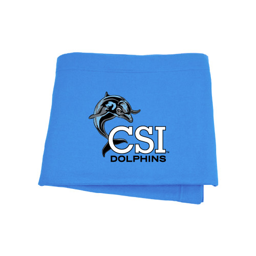 Light Blue Sweatshirt Blanket-Official Logo