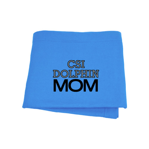 Light Blue Sweatshirt Blanket-Mom