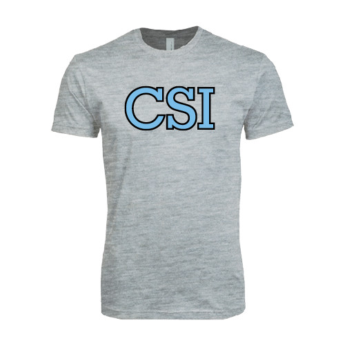Next Level Heather Grey SoftStyle T Shirt-CSI
