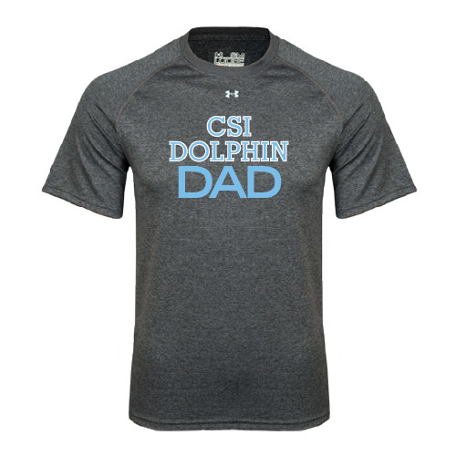 Under Armour Carbon Heather Tech Tee-Dad